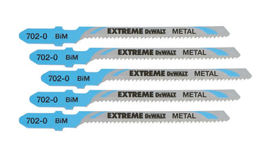 Dewalt accessoires decoupeerzaagblad bim voor metaal en non-ferro 1,5mm-4mm, bochten zagen, 76x50x1,5mmmm, (t118eof) - dt2054-qz