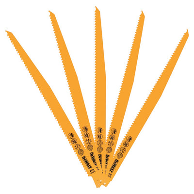 Dewalt accessoires reciprozaagblad bim 305x3,6-5,1mm hout met spijkers, snel - dt2350-qz