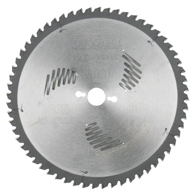 Dewalt accessoires cirkelzaagblad 305x30x60t, wisseltand, negatief 5°, kerf 3,0mm - dt4331-qz
