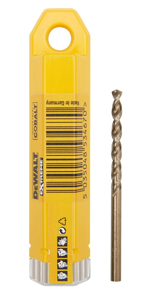 Dewalt accessoires hss industrial cobalt metaalboor 2.5mm - dt4919-qz