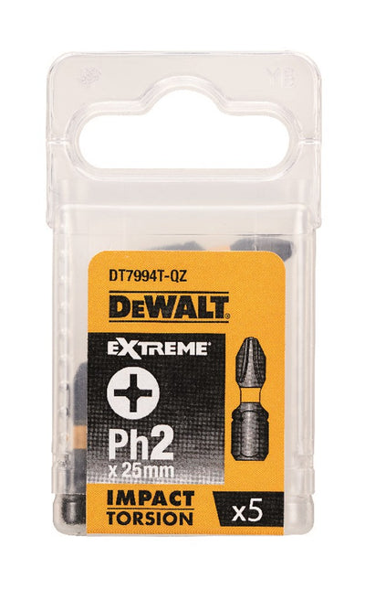Dewalt accessoires impact torsion 25mm ph2 - dt7994t-qz