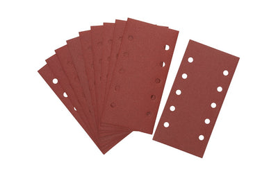 Dewalt accessoires schuurpapier 1 2, 115x228mm, velcro, 10 gaten, k80 - dt8551-qz