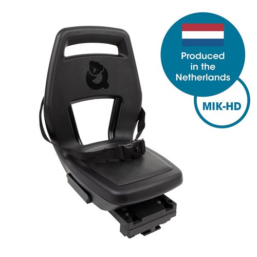 Qibbel achterzitje junior mik hd zwart compleet q350
