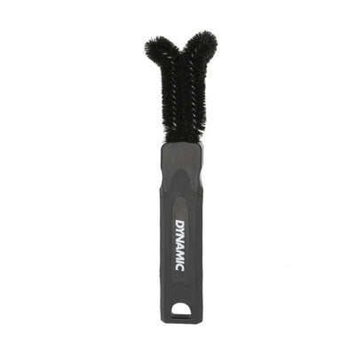 Dynamic two prong brush