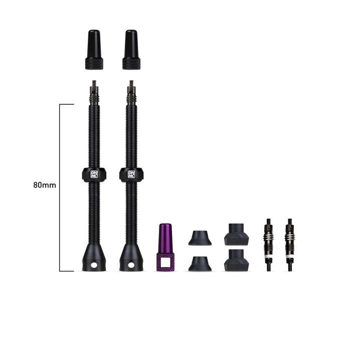 Dynamic barkeeper tubeless valves 80mm - 1set