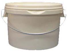 Emmer wit eurocontainer+deksel 10ltr