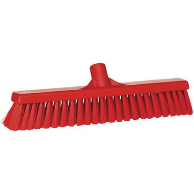 Vikan bezem medium 400mm rood