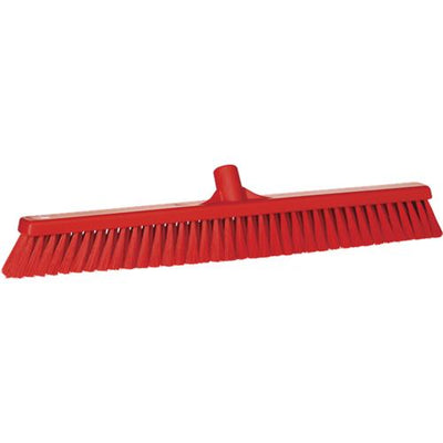 Vikan bezem medium 600mm rood