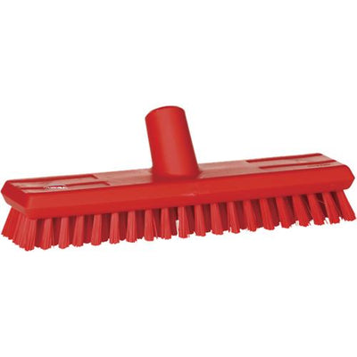 Vikan vloerschrobber hard met waterdoorlaat 65x270 rood