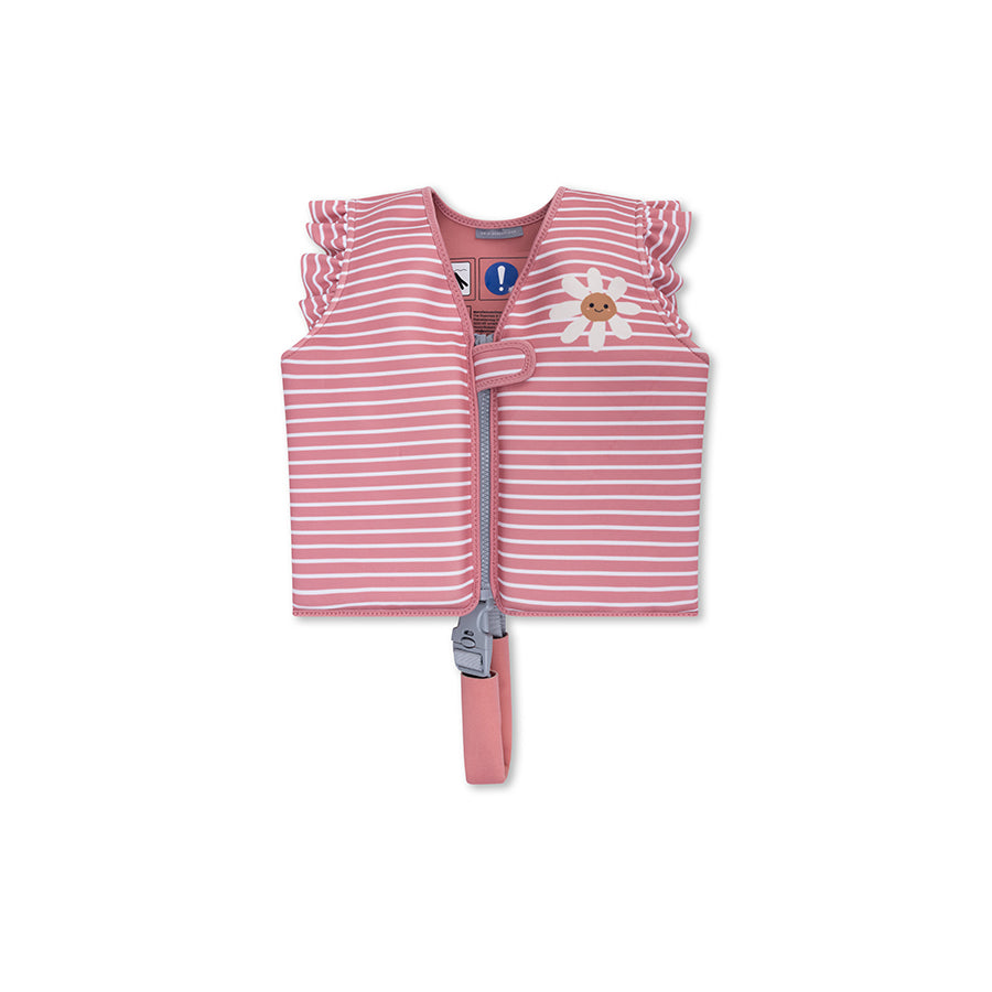 Daisy flower | rood wit gestreept zwemvest 2-3 jaar