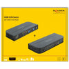 Delock hdmi kvm switch kvm-switch (zwart, 4k 60 hz, usb 3.0, audio)