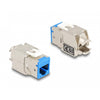 Delock keystone module rj45 jack naar lsa cat 6a toolfree, 8 stuks (meerkleurig)