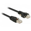 DeLOCK RJ45 plug > RJ45 plug met schroeven Cat.6 SSTP