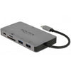 Delock usb type-c dockingstation 4k (zilver)