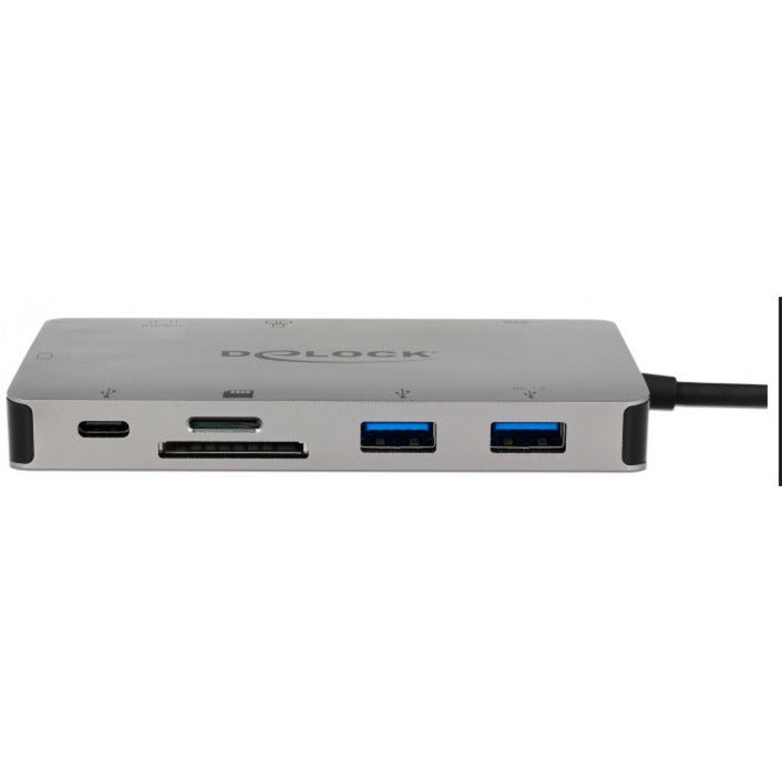 Delock usb type-c dockingstation 4k (zilver)