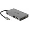 Delock usb type-c dockingstation 4k (zilver)