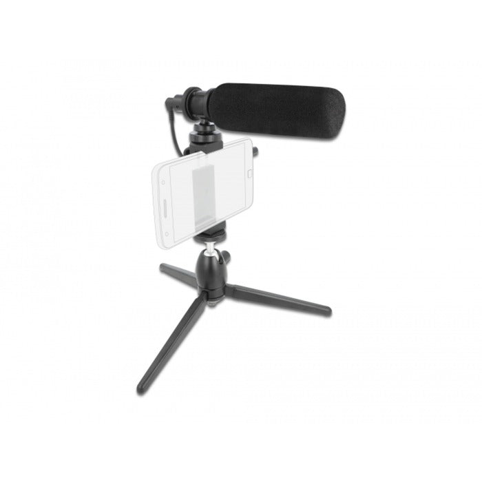 DeLOCK Vlog Shotgun Microphone Set for Smartphones and DS