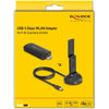 DeLOCK Wi-Fi 6E Dual Band WLAN USB Adapter AX3000