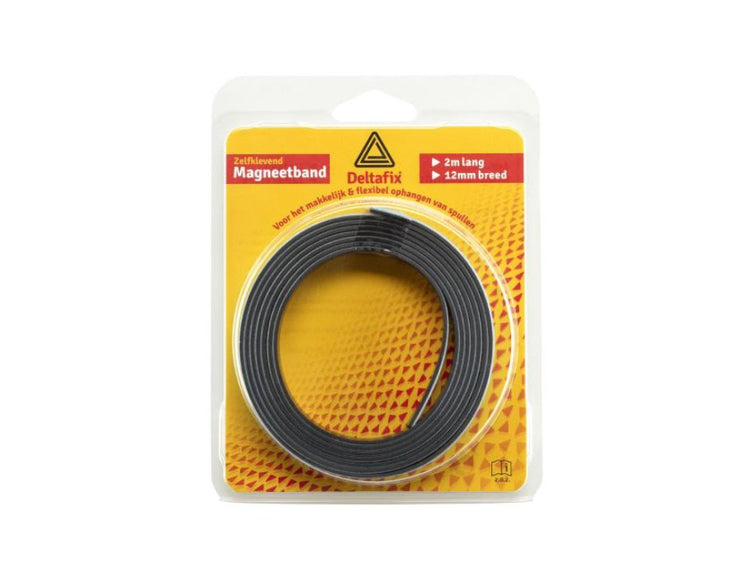 Deltafix magneetband - zelfklevend - 2 meter - 12mm x 2mm