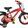 Disney autos disney cars kinderfiets - jongens - 14 inch - rood - twee handremmen