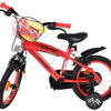 Disney autos disney cars kinderfiets - jongens - 14 inch - rood - twee handremmen