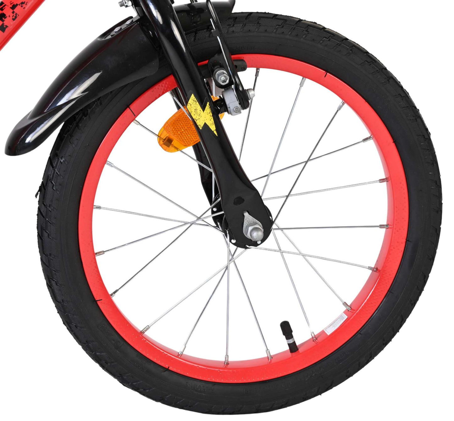 Disney autos disney cars kinderfiets - jongens - 16 inch - rood