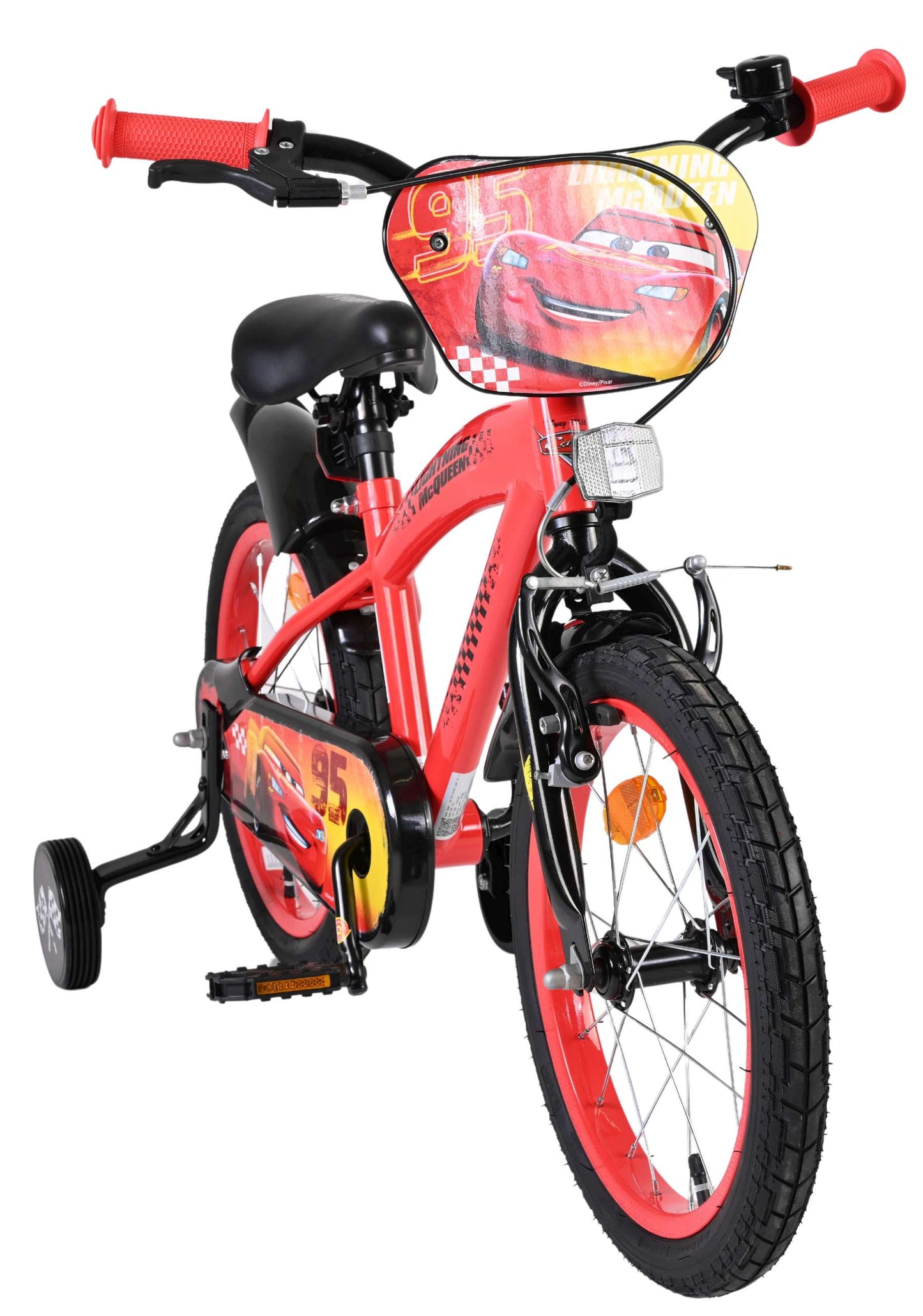 Disney autos disney cars kinderfiets - jongens - 16 inch - rood