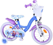 Disney Frozen 2 Kinderfiets - Meisjes - 14 inch - Blauw Paars - afbeelding 2