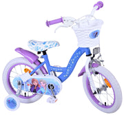 Disney Frozen 2 Kinderfiets - Meisjes - 14 inch - Blauw Paars - afbeelding 3