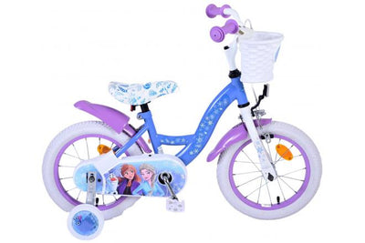 Disney Frozen 2 Kinderfiets - Meisjes - 14 inch - Blauw Paars