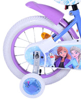 Disney Frozen 2 Kinderfiets - Meisjes - 14 inch - Blauw Paars - afbeelding 4