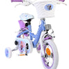Disney die eiskönigin disney frozen 2 kinderfiets - meisjes - 12 inch - blauw paars - twee handremmen