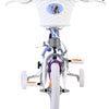 Disney die eiskönigin disney frozen 2 kinderfiets - meisjes - 12 inch - blauw paars - twee handremmen