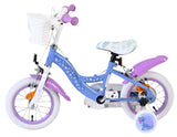 Disney die eiskönigin disney frozen 2 kinderfiets - meisjes - 12 inch - blauw paars - twee handremmen - afbeelding 7
