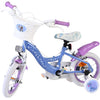 Disney die eiskönigin disney frozen 2 kinderfiets - meisjes - 12 inch - blauw paars - twee handremmen