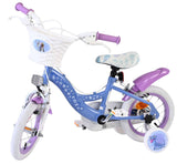 Disney die eiskönigin disney frozen 2 kinderfiets - meisjes - 12 inch - blauw paars - twee handremmen - afbeelding 8