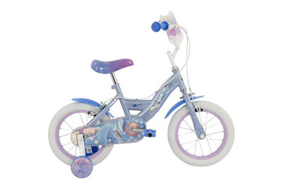 Disney die eiskönigin disney frozen 2 kinderfiets - meisjes - 14 inch - blauw paars - twee handremmen