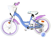 Disney die eiskönigin disney frozen 2 kinderfiets - meisjes - 16 inch - blauw paars - twee handremmen - afbeelding 7