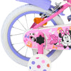 Disney minnie kinderfiets - meisjes - 14 inch - roze - twee handremmen