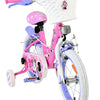 Disney minnie kinderfiets - meisjes - 14 inch - roze - twee handremmen