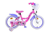 Disney minnie kinderfiets - meisjes - 16 inch - roze - twee handremmen - afbeelding 1