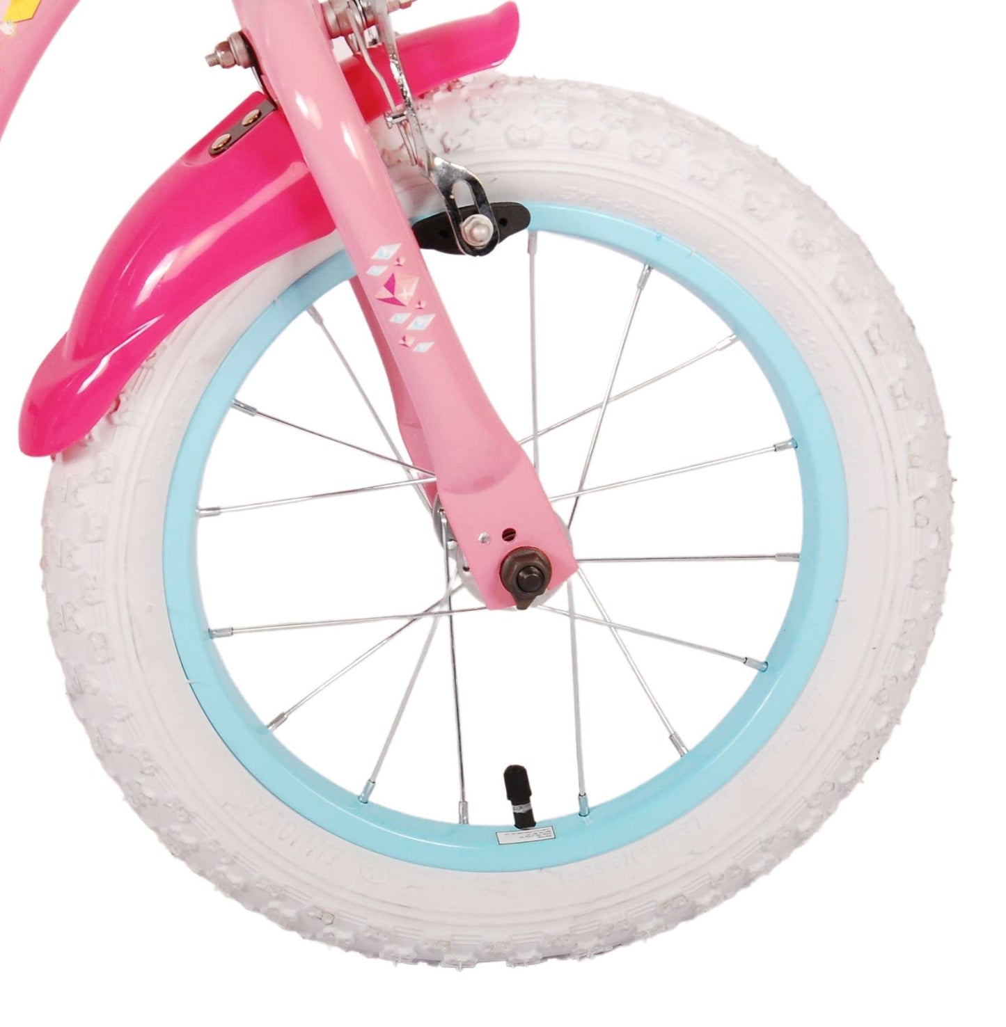 Disney Princess Kinderfiets - Meisjes - 14 inch - Roze - Twee handremmen