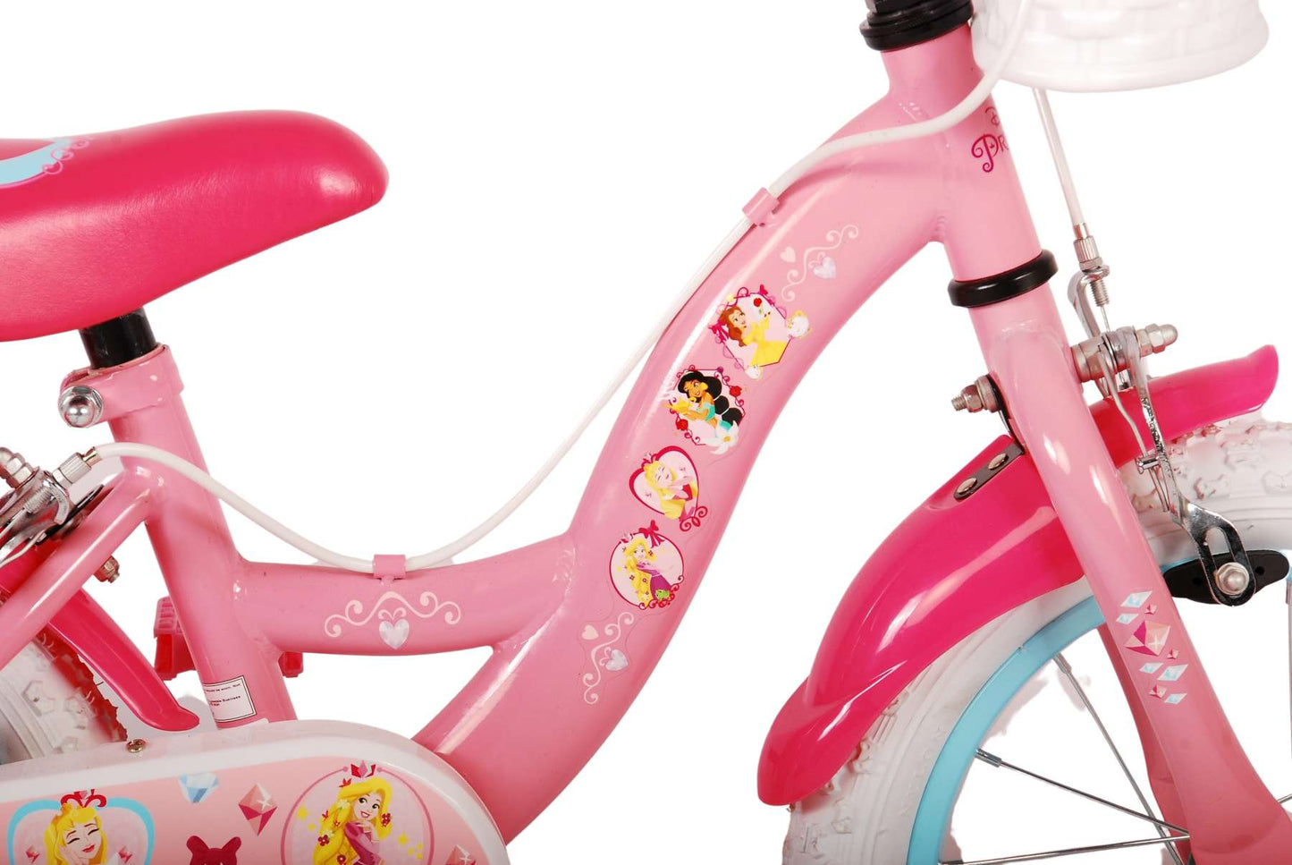 Disney Princess Kinderfiets - Meisjes - 14 inch - Roze - Twee handremmen