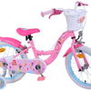 Disney Princess Kinderfiets Meisjes 16 inch Roze Twee Handremmen