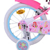 Disney Princess Kinderfiets Meisjes 16 inch Roze Twee Handremmen