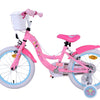 Disney Princess Kinderfiets Meisjes 16 inch Roze Twee Handremmen