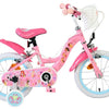 Volare magic royals kinderfiets - meisjes - 14 inch - roze - twee handremmen