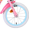 Volare magic royals kinderfiets - meisjes - 14 inch - roze - twee handremmen
