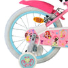 Disney prinzessin disney princess kinderfiets - meisjes - 16 inch - roze - twee handremmen