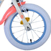 Stitch disney kinderfiets - meisjes - 14 inch - crème koraal blauw - twee handremmen